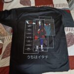 Itachi Uchiha Front and Back Print Oversized T-shirt