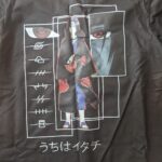 Itachi Uchiha Front and Back Print Oversized T-shirt