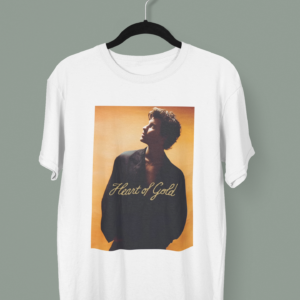 Shawn Mendes Heart Of Gold Front Print Oversized T-shirt