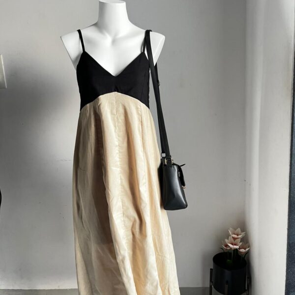 Dual Toned Maxi Dress