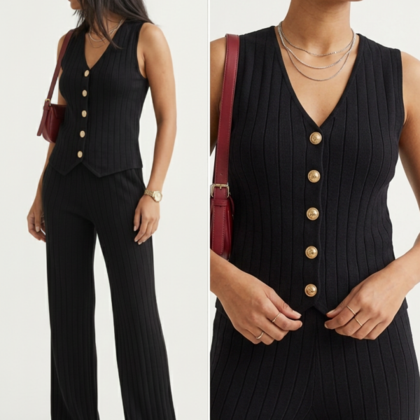 The Noreè Luxe Black Co-ord set