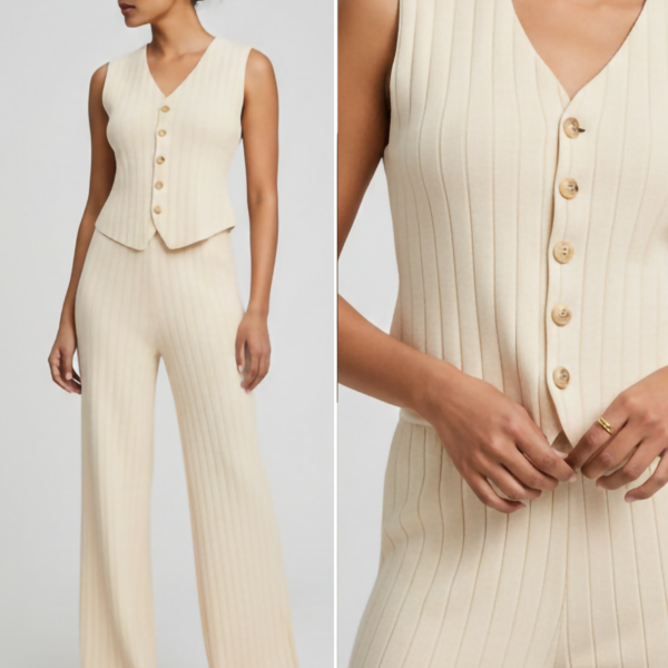 The Noreè Luxe Cream Co-ord set