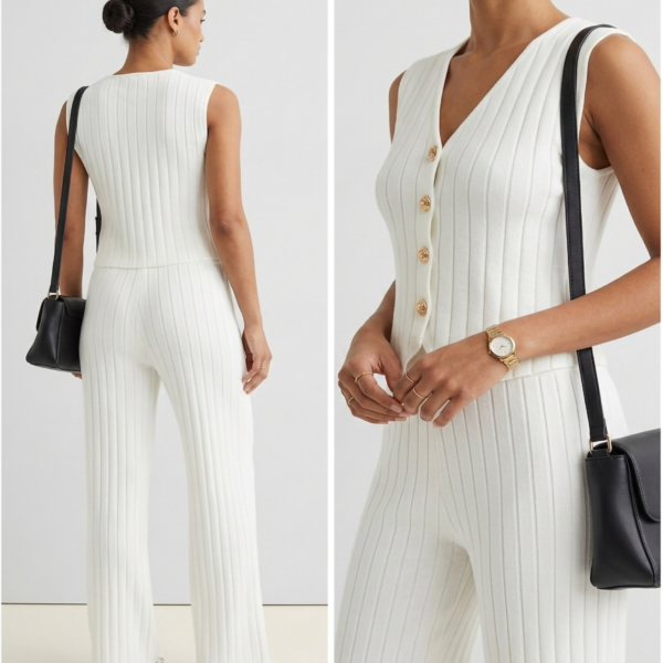 The Noreè Luxe White Co-ord set